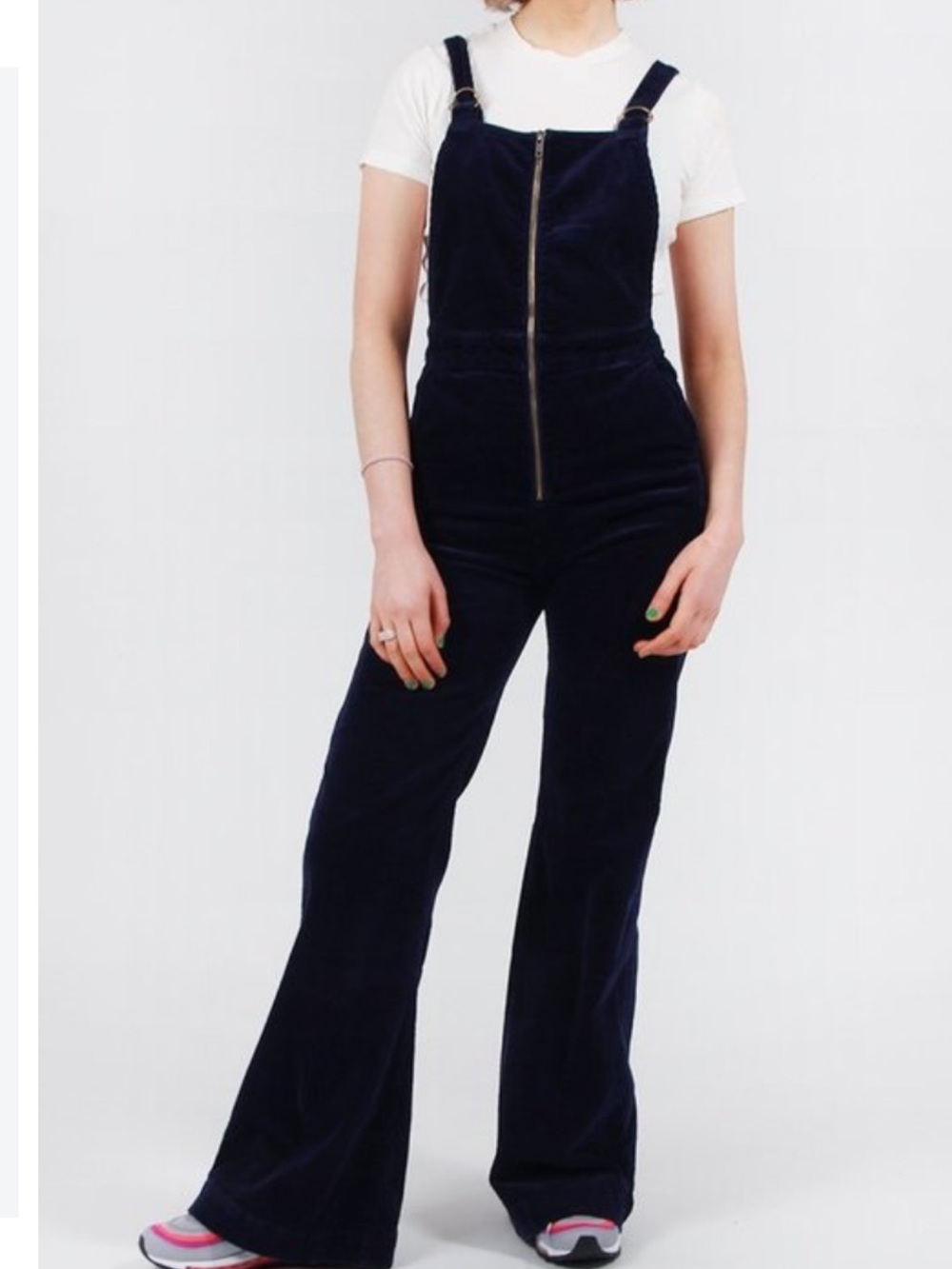 ROLLA'S Easy Coast Flare Black Corduroy Jumpsuit